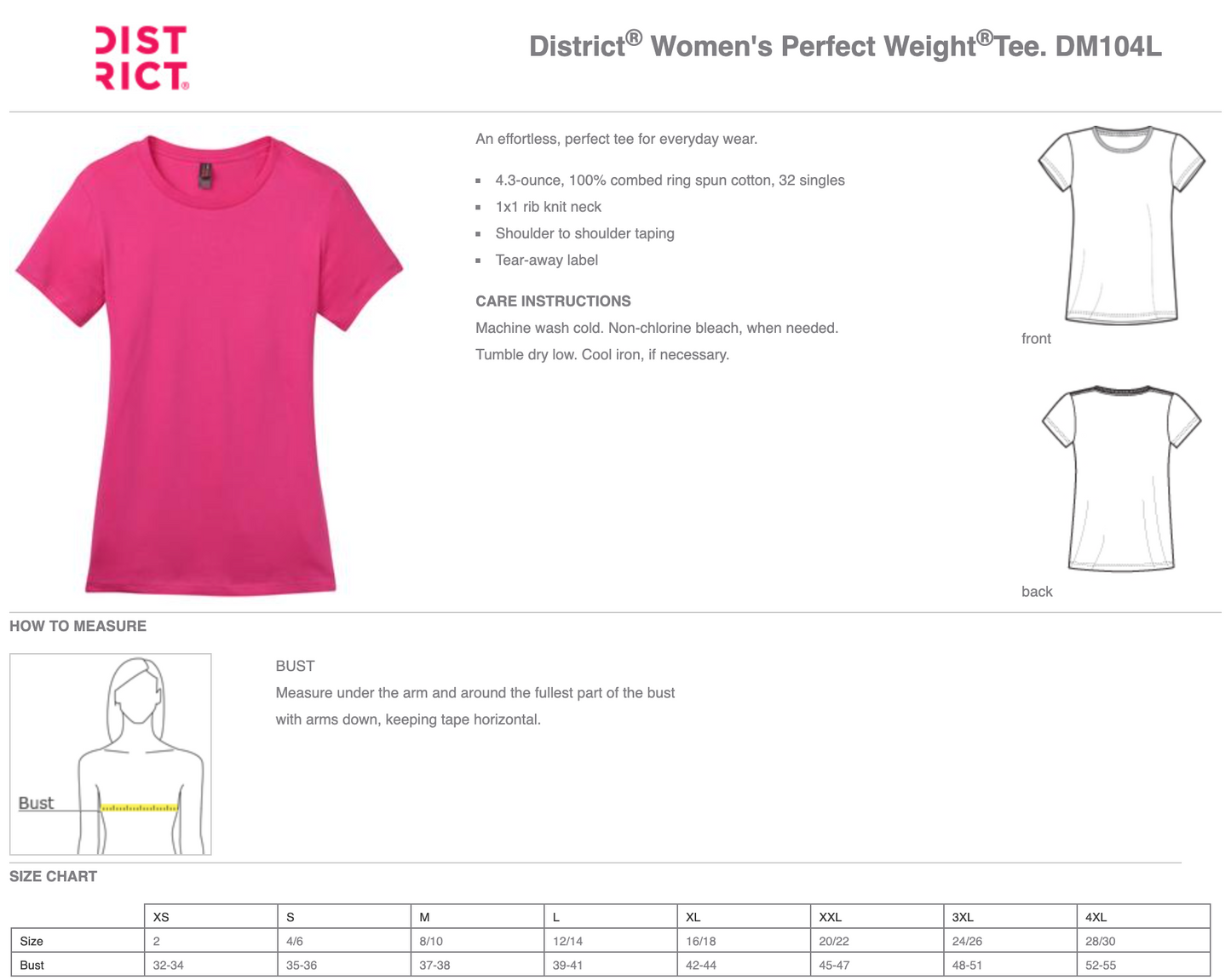 Fundraiser | District ® Women’s Perfect Weight ® Tee