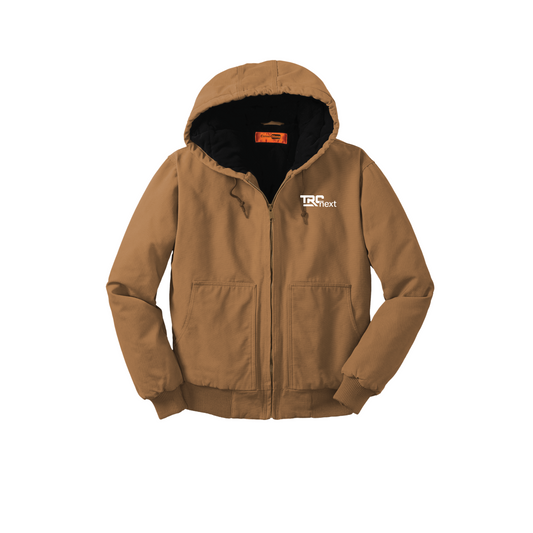 CornerStone® Washed Duck Cloth Insulated Hooded Work Jacket