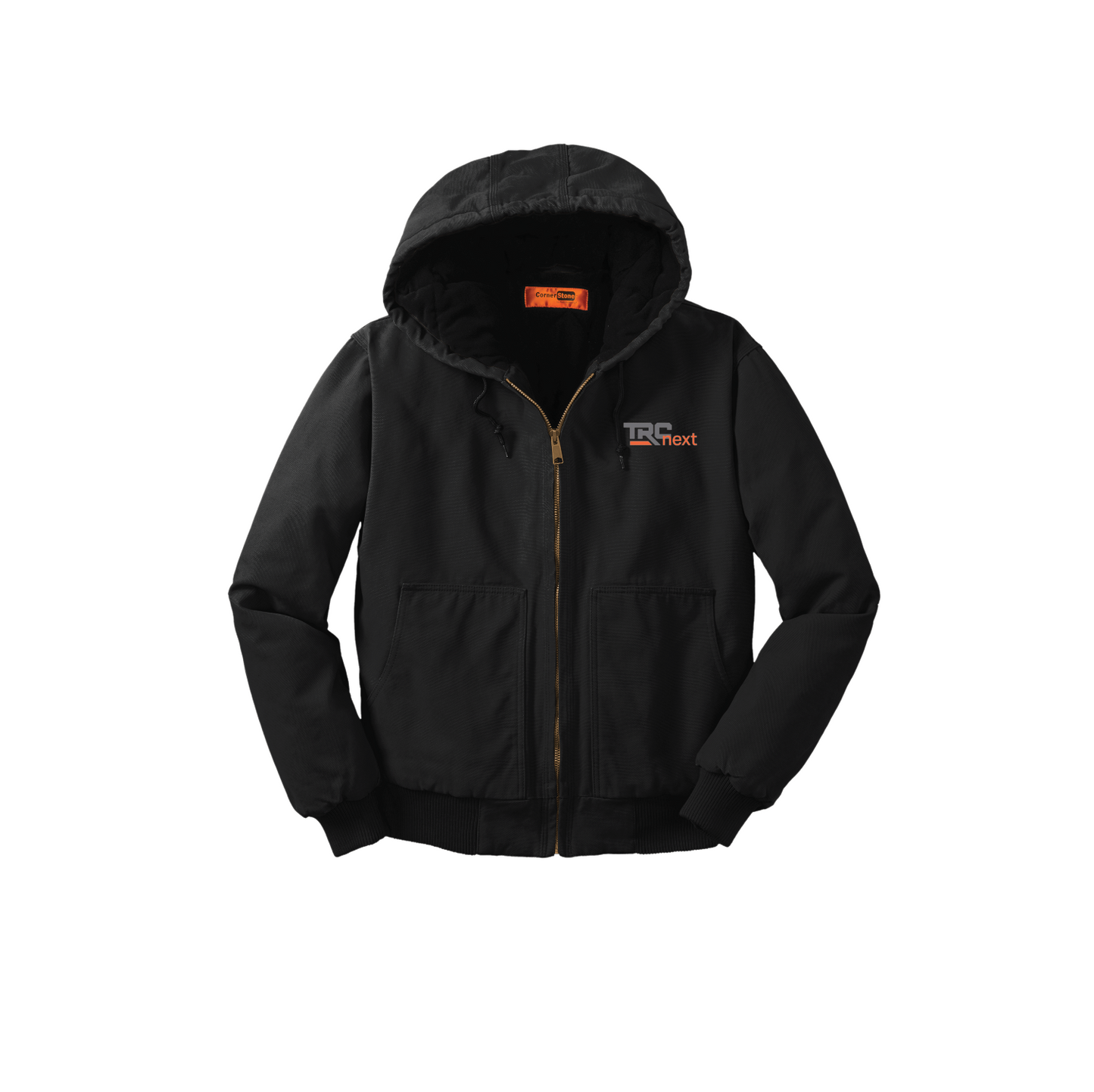 CornerStone® Washed Duck Cloth Insulated Hooded Work Jacket