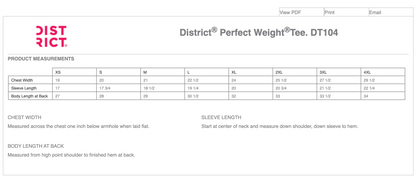 District ® Perfect Weight ® Tee