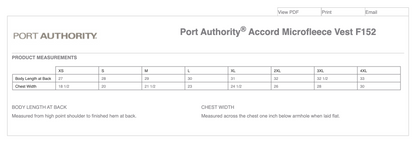 Port Authority® Accord Microfleece Vest