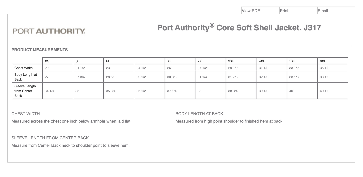 Port Authority® Core Soft Shell Jacket