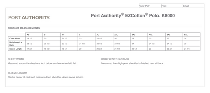 Port Authority® EZCotton™ Polo