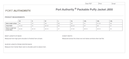 Port Authority® Packable Puffy Jacket