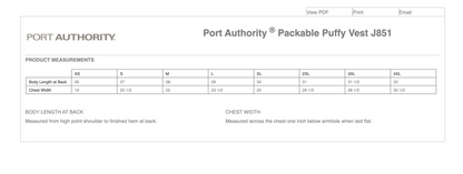 Port Authority® Packable Puffy Vest