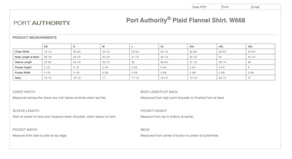 Port Authority® Plaid Flannel Shirt