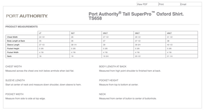 Port Authority® SuperProTM Oxford Shirt