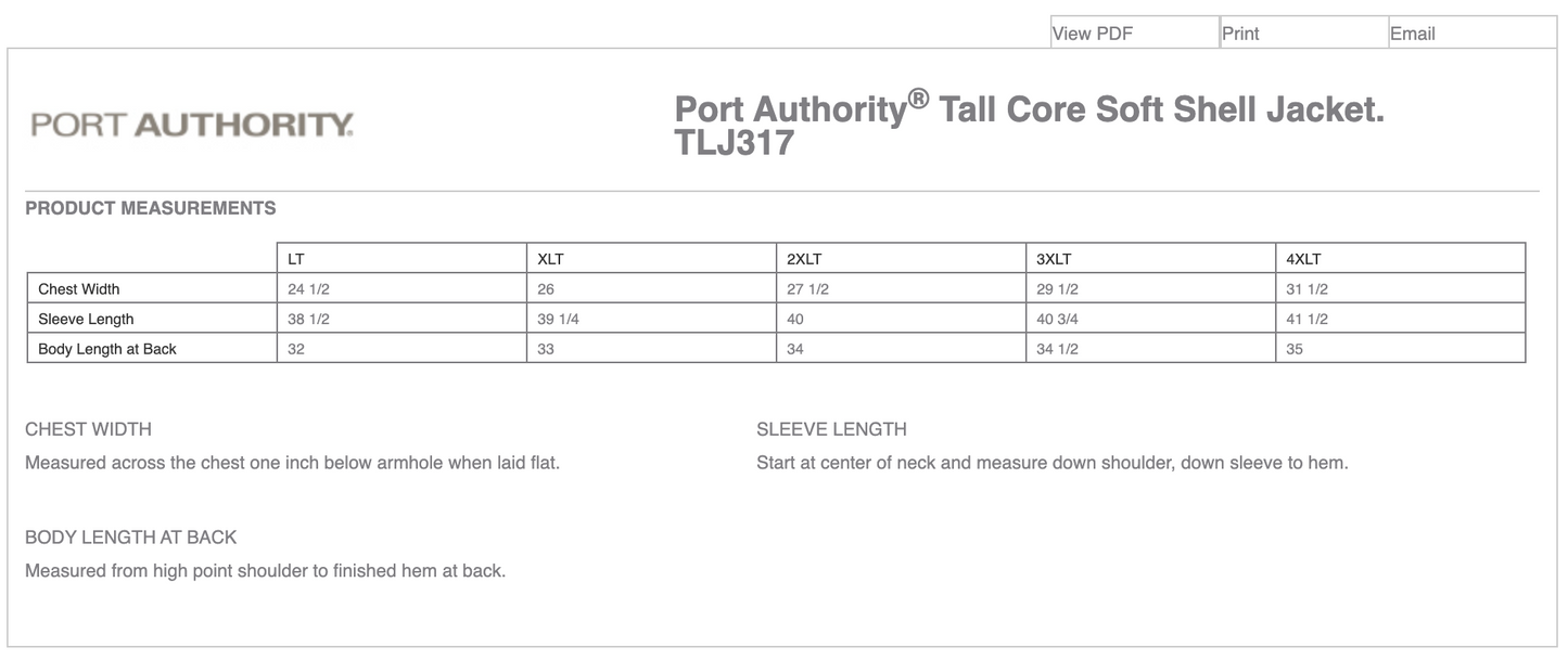 Port Authority® Core Soft Shell Jacket