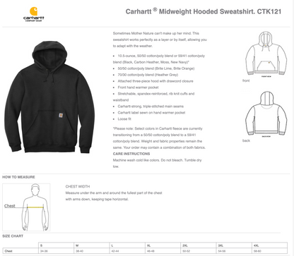 Carhartt ® Midweight Hooded Sweatshirt