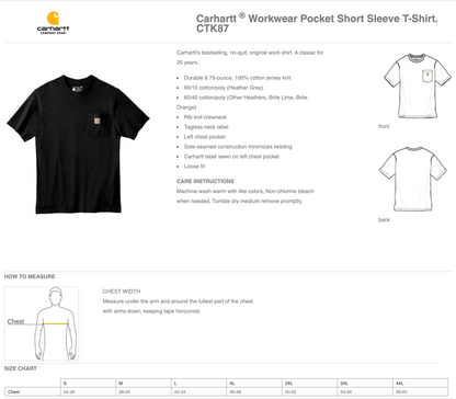 Carhartt ® Workwear Pocket Short Sleeve T-Shirt