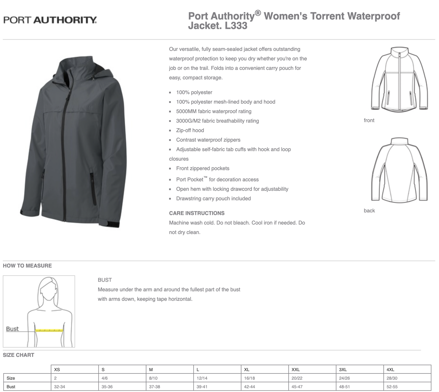 Port Authority® Women's Torrent Waterproof Jacket