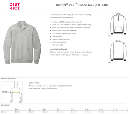 District® V.I.T.™ Fleece 1/4-Zip