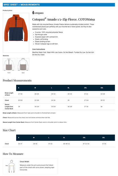 Cotopaxi® Amado 1/2-Zip Fleece